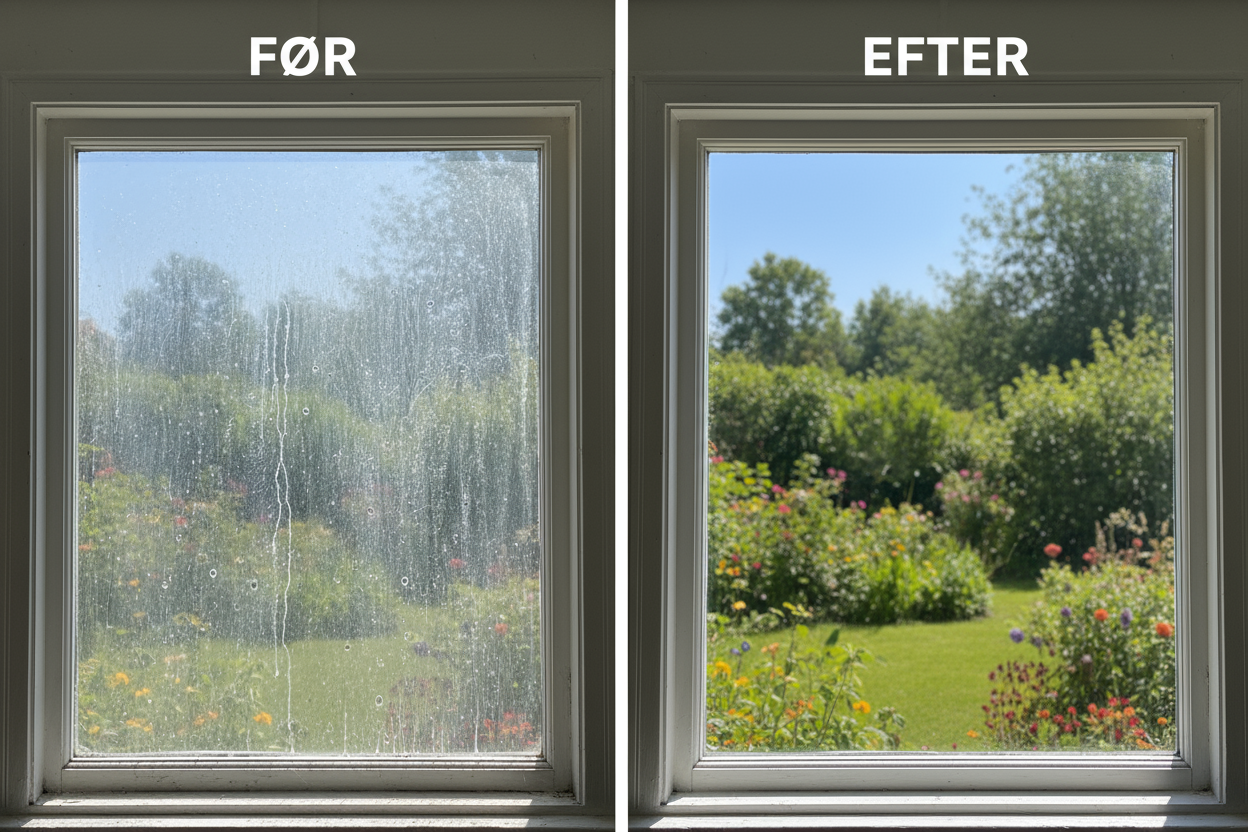 Det ser godt ud, udover at efter billedet stadigvæk er beskidt